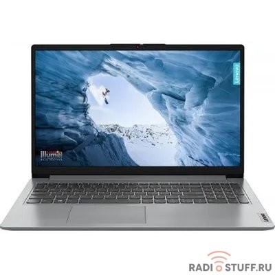 Lenovo IdeaPad 1 15IGL7 Celeron N4020 8Gb SSD256Gb Intel UHD Graphics 600 15.6" TN FHD (1920x1080) noOS grey WiFi BT Cam (82V700EMUE)