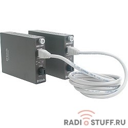 D-Link DMC-920T/B7A/B9A/B10A Медиаконвертер 10/100 UTP в 100мб SM Single Fiber (20km, SC)