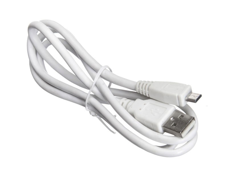 Кабель шт.USB A - шт.micro USB 2.0 (1м), белый, NETKO Optima