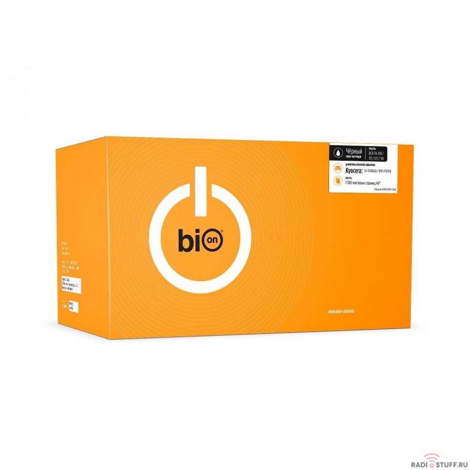 Bion TK-170/171/172/174 Картридж для Kyocera FS-1320D/1370DN (7200  стр.), Черный