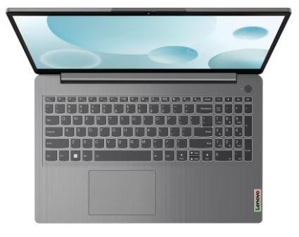 Ноутбук LENOVO IdeaPad 3 15IAU7 15.6" 1920x1080/Intel Core i3-1215U/RAM 8Гб/SSD 512Гб/Intel UHD Graphics/ENG|RUS/DOS серый 1.63 кг 82RK00R3RK