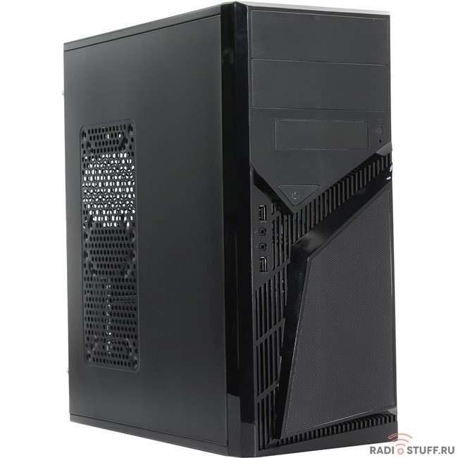 PowerCool S1007BK U3 500W {Тип: Midi-Tower, цвет: черный, форм-фактор: ATX, mATX, блок питания: 500 Вт, вентилятор: 120 мм, размеры: 175 x 407 x 362 мм, дополнительно: USB3.0 x2, наушники, микрофон}