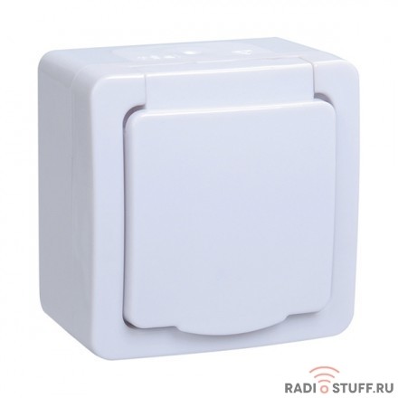 Iek ERMP12-K01-16-54-EC РСб20-3-ГПБб роз.1м с з/к о/у IP54 (цвет крышки:белый) ГЕРМЕС PLUS