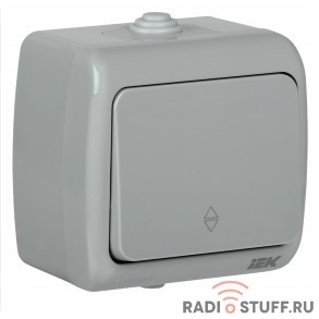 Iek EVA12-K03-10-54 ВС-20-1-2-A Выкл. 1 кл. пр. откр. уст. 10А IP54 AQUATIC