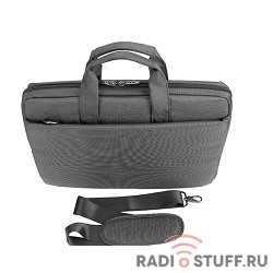 Сумка Continent  CC-215 GR  (полиэстр, серый  15,6'')