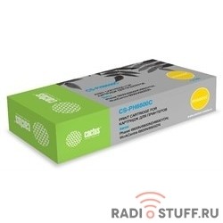 Картридж лазерный Cactus 106R02233 CS-PH6600C голубой бар.в компл. (6000стр.) для Xerox Ph 6600/WC 6605