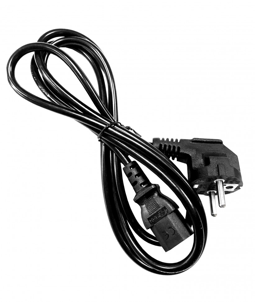 Кабель питания компьютера (Schuko+C13) 3*0,75мм2, 1,8м Кабель питания компьютера (Schuko+C13) 3*0,75мм2, 1,8м