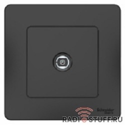 Schneider-electric BLNTS000016 BLANCA С/У КОННЕКТОР ТВ, АНТРАЦИТ                                                   