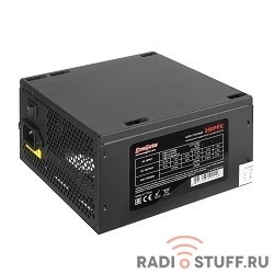 Exegate EX260643RUS Блок питания 600W Exegate 600PPE, ATX, black, APFC, 12cm, 24p+(4+4)p, PCI-E, 5*SATA, 3*IDE,  FDD