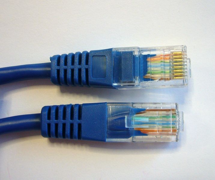 Патч-корд, UTP4, cat.5e, 2м, Сu, синий, TechnoLink