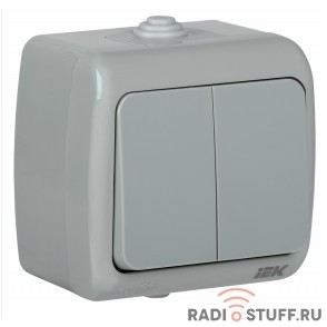 Iek EVA20-K03-10-54 ВС-20-2-0-A Выкл. 2 кл. откр. уст. 10А IP54 AQUATIC